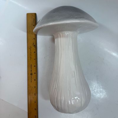 Vintage Ceramic Mushroom Figurine