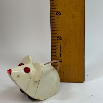 Vintage West Germany Lehmann #935 Friction Wind-Up Toy Mouse