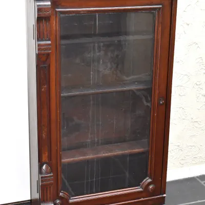 Antique Bookcase w/ Glass Window