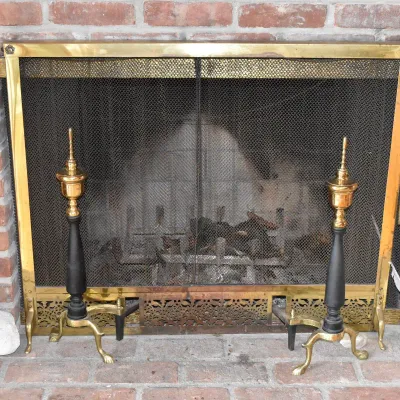 Fireplace screen
