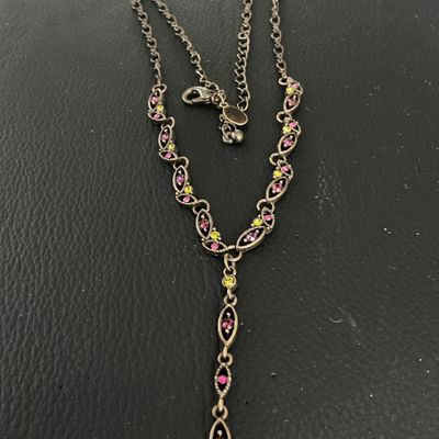Vintage Style Rhinestone Y-Necklace