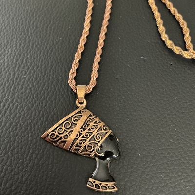 Vintage Queen Nefertiti Pendant Necklace
