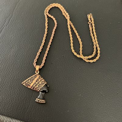 Vintage Queen Nefertiti Pendant Necklace