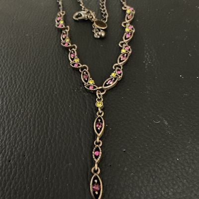 Vintage Style Rhinestone Y-Necklace