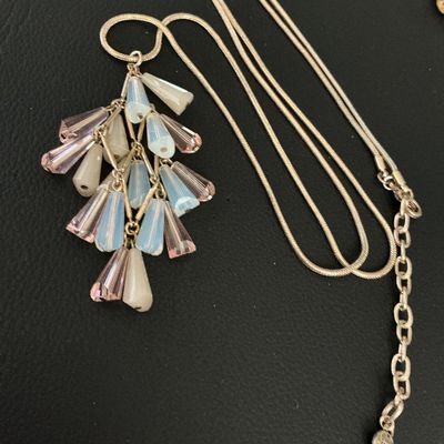 Lia Sophia "Jack" Pastel Beaded Tassel Pendant Necklace