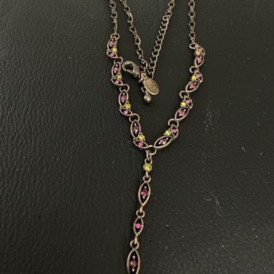 Vintage Style Rhinestone Y-Necklace