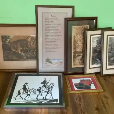 Albert Fitch Bellows “At Dawn” & “The Old Mill” Engravings & Additional Prints
