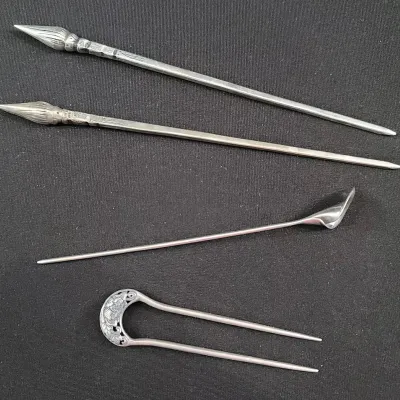 .925 & Non-Magnetic Hair Sticks