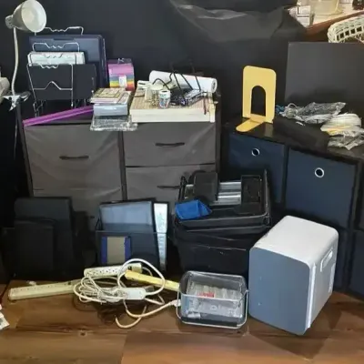 Office Storage, Filing Cabinet & Mini Fridge