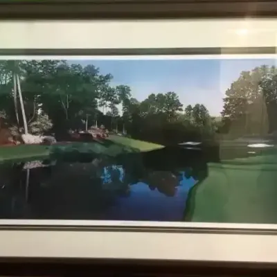 J. Chilton “Spring Reflections” Limited Edition Masters Golf Print