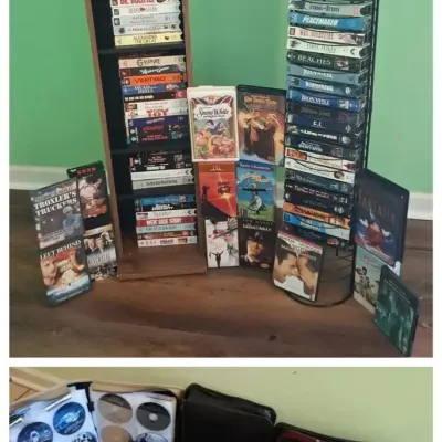 VHS, DVDs & Media Storage