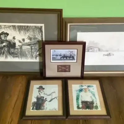 Limited Edition Prints Including Louis Jones “Homecoming”  & Signed Western Art