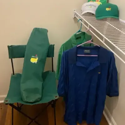 Masters Golf Apparel, Chair & Memorabilia