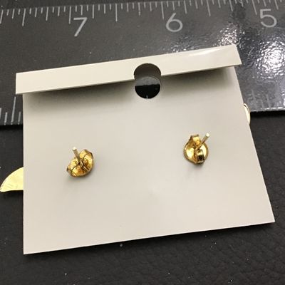 Cloisonne Vintage Earrings On Card