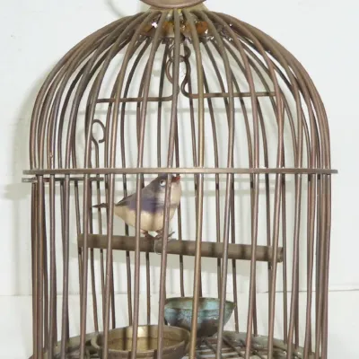brass bird cage