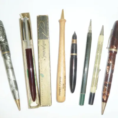 vintage pens/pencils 14K nib