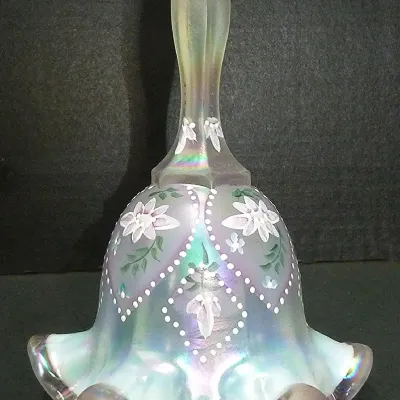 Fenton art glass bell