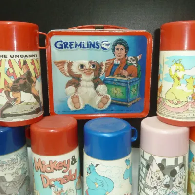 vintage Thermos & lunch box lot