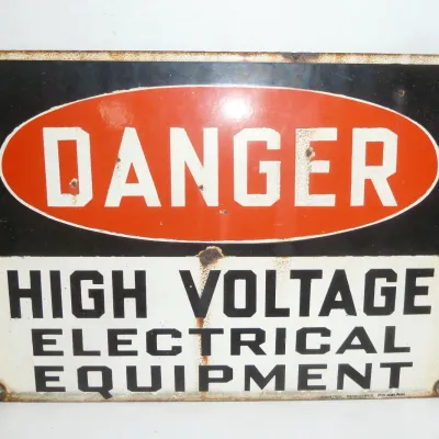 more vintage metal signs