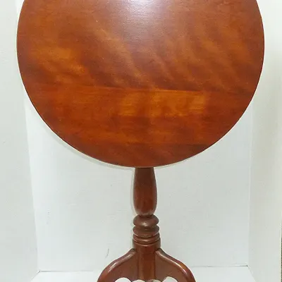 vintage tilt top tea table NICE