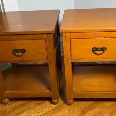 Craftsman Style Nightstand Pair