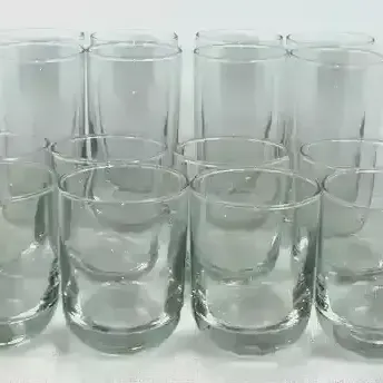 Clear Glass Drinkware Set