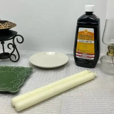 Oil Lamps and Candle Accessories