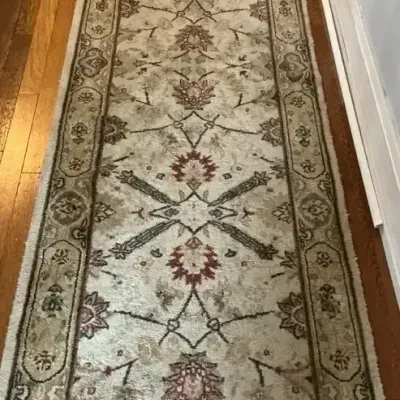 Hand-Knotted Wool Runner