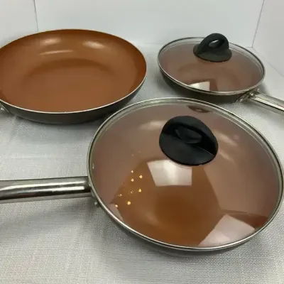 Copper Chef Frying Pan Set