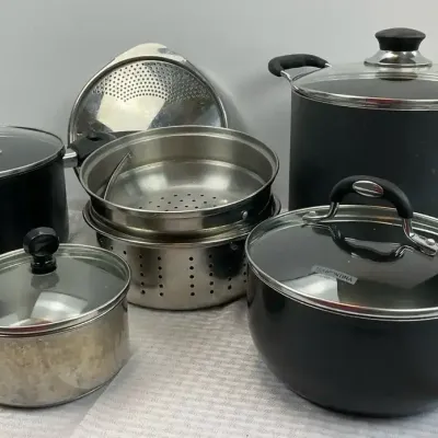 Black Nonstick Cookware Set