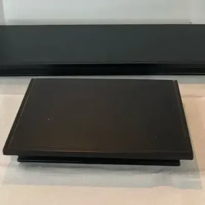 Black Riser Display Shelves