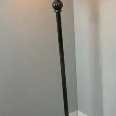 Adjustable Frosted Glass Floor Lamp