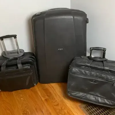 Samsonite F'Lite GT zipperless hardside suitcase and Travel Bags