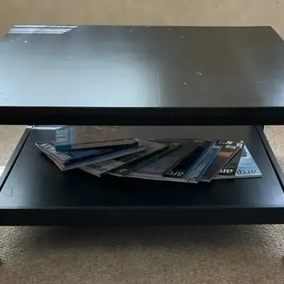 Black Two-Tier Coffee Table