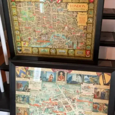 Illustrated Pictorial Maps Pair