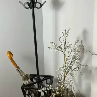Iron Coat Rack Umbrella Stand