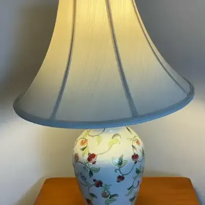 Floral Porcelain Table Lamp