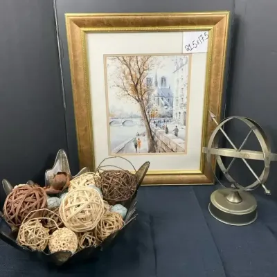 Paris Watercolor & Armillary Sphere Set