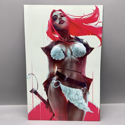 Dynamite Entertainment Red Sonja #1 (2023) - The 616 Comics Exclusive Virgin Variant - Art by Ivan Tao - 50th Anniversary Issue