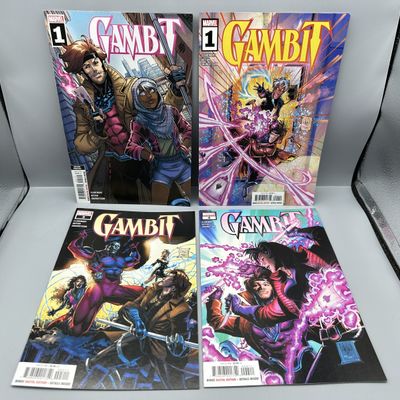 Marvel Comics Gambit #1, 1, 3 & 4 (2022) - Includes Second Printing Variant - Chris Claremont return to character
