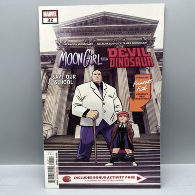 Marvel Comics Moon Girl and Devil Dinosaur #32 (2018) - 1st appearance of Princess Fisk - Natacha Bustos art
