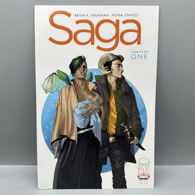 Image Comics Saga #1 (2012) - 1st appearance of Alana, Marko, Hazel, Prince Robot IV and Special Agent Gale - Brian K. Vaughan story -...