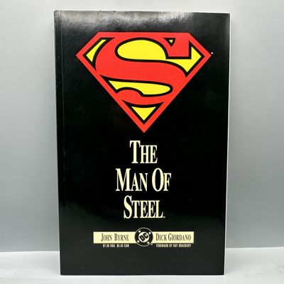 1987 DC Comics The Man of Steel TPB - First Printing - John Byrne story and art - Foreword by Ray Bradbury