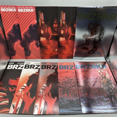 BOOM! Studios BRZRKR #3, #4, #5 & #6 (2021) - Keanu Reeves co-creation - Foil variants included