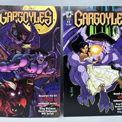 SLG Publishing Gargoyles #1 & #2 (2006) - Canon continuation of Disney animated series - Greg Weisman stories