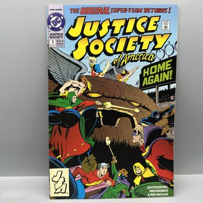 1992 DC Comics Justice Society of America #1 - 1st appearance of Jesse Quick - Mike Parobeck and Mike Machlan art