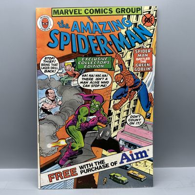 1980 Marvel Comics The Amazing Spider-Man: Exclusive Collectors' Edition #1 - Aim toothpaste promotional giveaway - Retells...
