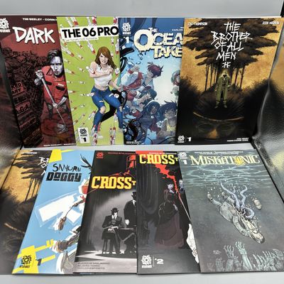 AfterShock Comics Lot of 9 Modern Comics (2019-2022) - Miskatonic #1 Tyler Crook Variant and Horror Debut Issues