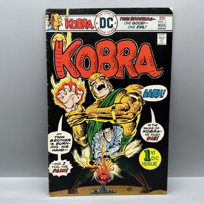 1976 DC Comics Kobra #1 - 1st appearance of Kobra - Jack Kirby cover and story