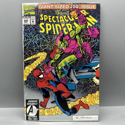 1993 Marvel Comics The Spectacular Spider-Man #200 - Giant-Sized Anniversary Issue - Death of Harry Osborn (Green Goblin) - Silver Foil...